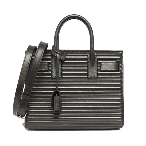 Saint Laurent Handbags - Sac de Jour New Nano Metallic Grey